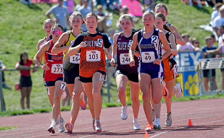 During the spring, Avery Reeson was the leadoff runner on Giltner’s 3200 relay team