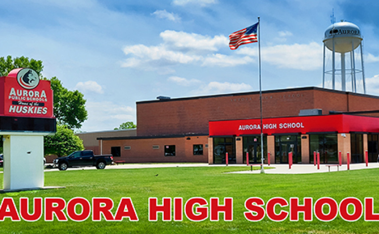 Aurora High School was on lockdown for about an hour Thursday.