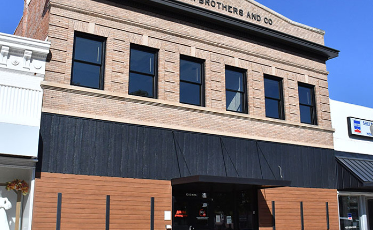 Pictured here is the Aurora Fitness Center, one of several local businesses taking advantage of a downtown redevelopment grant program. Kelsey Bergen, executive director of the Aurora Development Corporation and a member of the downtown project committee, noted this effort as one of many signs of local development and investment during the past year.