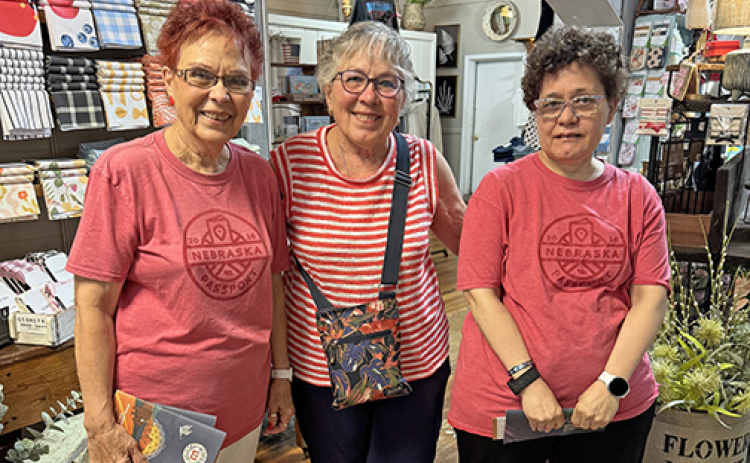 More than 1,000 passporters traveled to Aurora Floral & Homestead Market and Scotty’s Bar in Marquette, which were both featured among the 70 stops in the 2026 Nebraska Passport Program. Pictured are a few passporters who visited Aurora Floral & Homestead Market during the season.