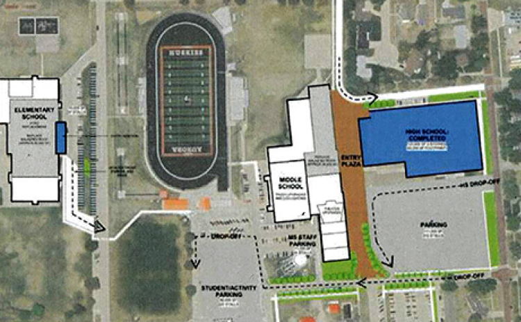 One of the facility plans for Aurora School District