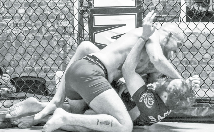 Tanner Wonch recently won a championship belt fighting in what’s called combat jiu jitsu. He said he’s ready to get back in the cage for an MMA bout. Courtesy Photo