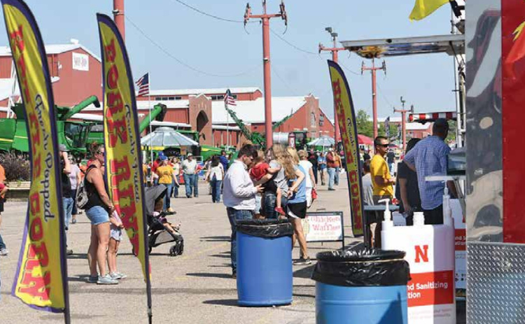 The crowds and list of exhibitors and activities were smaller at this year’s Nebraska State Fair, where the focus in 2020 was on youth and animal shows. News-Register/Kurt Johnson
